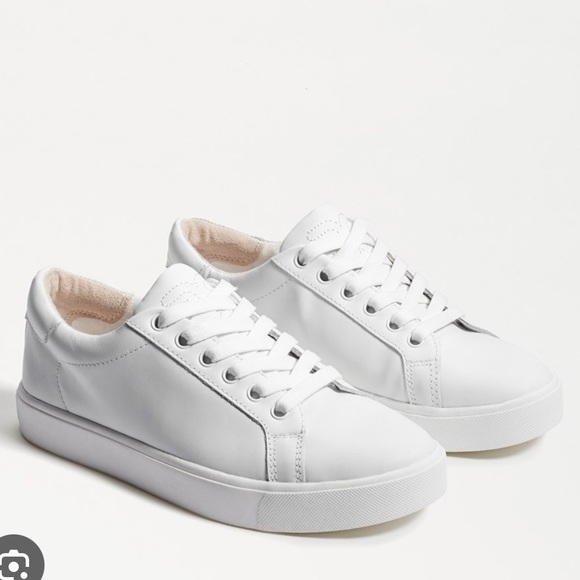 Sam Edelman Shoes - Sam Edelman White Leather Sneakers Minimalist Design